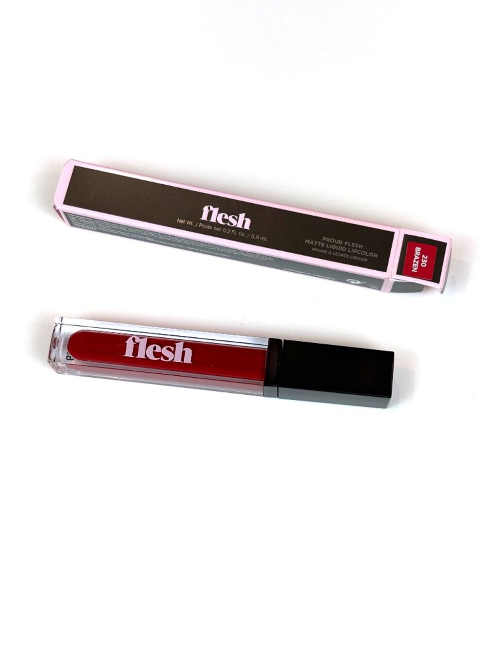 Flesh Beauty Proud Flesh Matte Liquid Lipcolor. Color: 230 Brazen / Red. New
